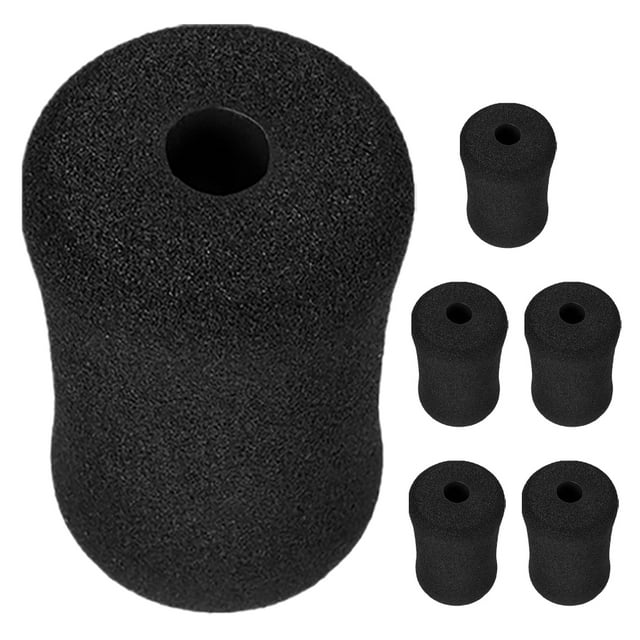 6pcs Foam Foot Pads Roller Buffer Tube Cover Home Gym Exercise Equipment Replacement Pads for Leg Extension Weight Bench