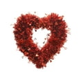 thumbnail image 2 of Valentine Mantle Wreath Heart-Shaped Wreath, Valentines Wall Wreaths Red Roses Wreath, Wedding Wreath Valentine Hanging Decor, Front Door Decorations Outdoor Wreaths, 2 of 6