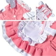 thumbnail image 2 of Pet Maid Outfit Cat Princess Dresses Adorable Costume for Cats Dogs Birthday Party, Black White S, 2 of 7