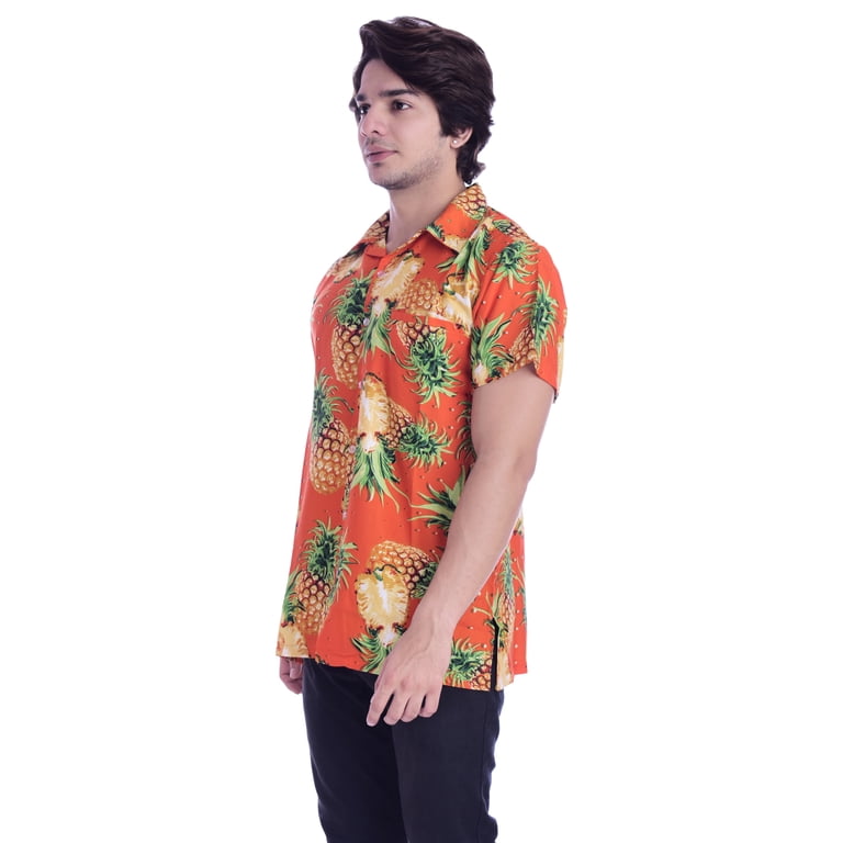 ANATOMICA HAWAIIAN SHIRTS OLV 仕切っ PINE APPLE