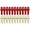 Red White, variant on 22PC Table Foosball Men Player Table Soccer Football Player Table Foosball Doll Red Blue