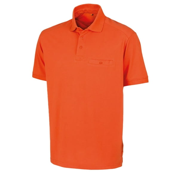 Result Mens Work-Guard Apex Short Sleeve Polo Shirt