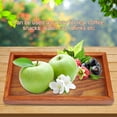 thumbnail image 3 of Rdeghly Rectangle Wooden Tea Tray Serving Table Plate Snacks Food Storage Dish for Hotel Home , Tea Tray,Wooden Tray, 3 of 8