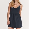 thumbnail image 3 of Yuyuzo Combinaisons pour Femmes Bretelles Spaghetti Réglables Combinaisons Sans Manches Col en V Profond Shorts Larges Été, 3 of 7