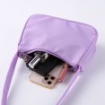 thumbnail image 3 of Retro Women Butterfly Chain Shoulder Underarm Bag Simple Top-Handle Bags Mini Pure Color Handbag, 3 of 7