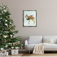 thumbnail image 2 of Stupell Industries Snowy Deer Holiday Cardinal Graphic Art Luster Gray Floating Framed Canvas Print Wall Art, Design by Laura Marr, 2 of 6