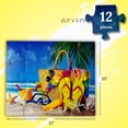 thumbnail image 3 of Puzles con forma de ancla, divertidos en la playa, 12 piezas, 3 of 7