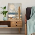 thumbnail image 5 of UXIEQU Surfboard Starfish Beach Coastal Canvas Wall Art Print 15.75x11.81 Inches, 5 of 8