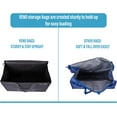 thumbnail image 4 of VENO 10 Pack XL Heavy Duty Foldable College Packing Moving Storage Zipper Bag W/ Reinforced Structure Alternative to Moving Box (Dark Gray), 4 of 8