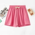 thumbnail image 7 of Fengyings Little Girls Athletic Running Shorts Quick Dry Summer Shorts Gym Drawstring Shorts for Girls 2-10 Years, 7 of 7