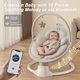 thumbnail image 4 of Columpio eléctrico para bebé FasonBaby, 5 velocidades, Bluetooth, beige, 4 of 9