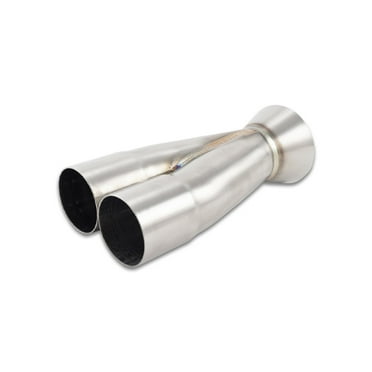 Vibrant 2-1 SS Merge Collectors (1-3/4in Inlet Slipover ID 2in Outlet OD) - Sold Individually