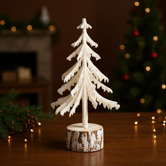Cheapark Mini Small Christmas Tree Desktop Ornaments - Shop Deco Style - Scene Layout Decor For Christmas Holiday Home & Retail Spaces