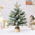 thumbnail image 6 of Hometravel Desktop Cedar Christmas Tree, Mini Holiday Decoration Tree for Tabletop, 45cm Artificial Christmas Pine Display, Compact Festive Tree for Home Decor, 6 of 6