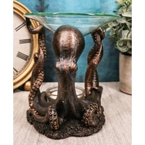 Nautical Ocean Marine Octopus Oil Warmer Or Wax Tart Burner Candle Holder Statue
