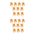 thumbnail image 4 of Paquete de 10 adornos para tirar con lazo Billuyoard multicolor Corazón/Naranja, 4 of 6