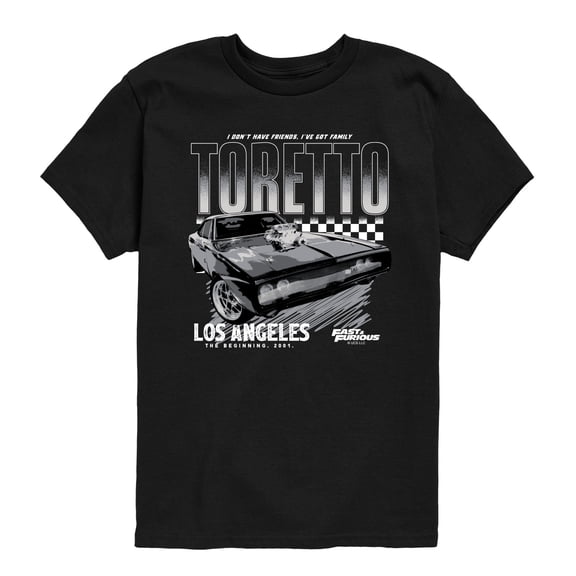 Fast & Furious - Toretto Racing Charger - Youth Boys Short Sleeve Graphic T-Shirt