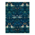 thumbnail image 3 of Artery8 William Morris Birds and Flowers Blue Pattern Framed Wall Art Print Home Décor A4, 3 of 4