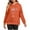 #0322-Orange, variant on Uootdi Christmas Hoodies for Women Oversized Long Sleeve Fleece Lined Warm Xmas Sweatshirt Holiday Winter Casual Drawstri Gift ng Pullover