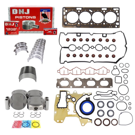 DNJ EK340 Engine Rebuild Kit Fits Cars & Trucks 2009-2011 Chevrolet 1.6L L4 16V DOHC 1598cc