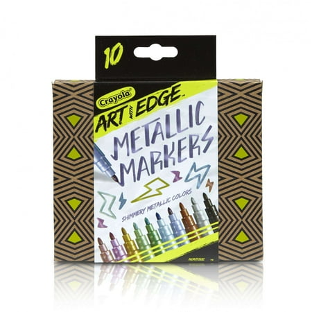 - Crayola Art With Edge Metallic Markers, 10 Count