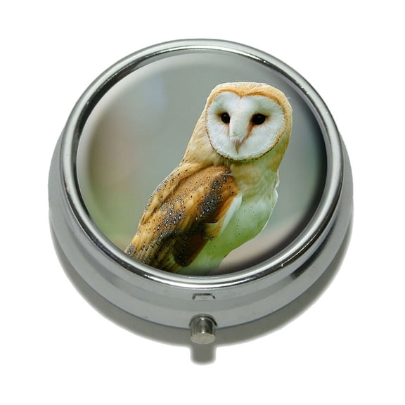 Barn Owl Bird Pill Box - No. 1