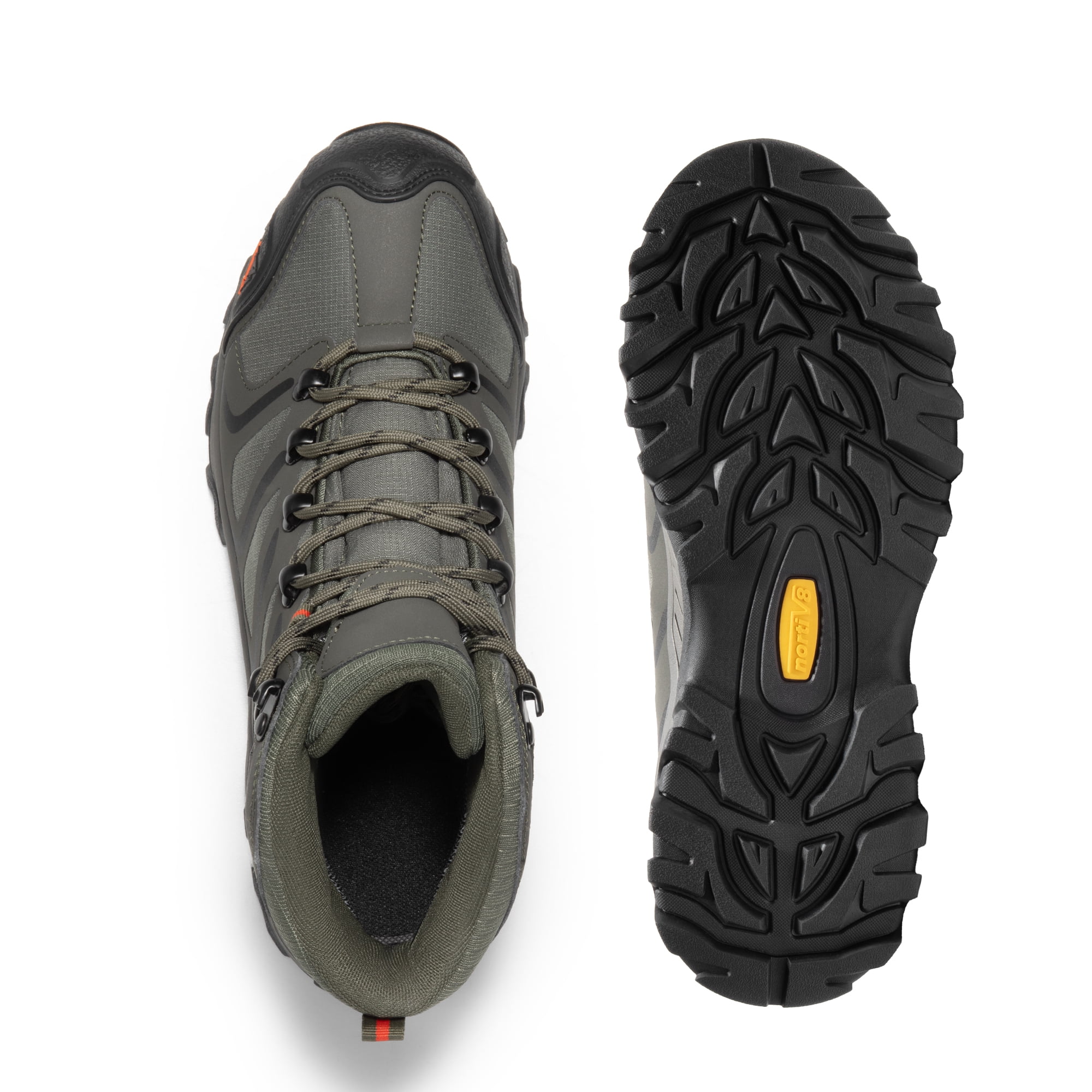 BURUDANI Mens Waterproof Hiking Boots Backpacking Lightweight Outdoor Work Boots