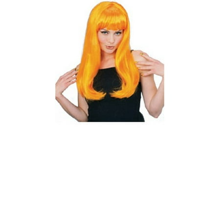 Adult Glamour Long Orange Wig