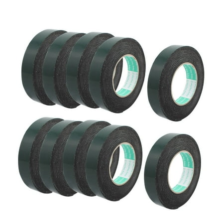 10Pcs 25mmx1mm Double Sided Sponge Tape Adhesive Sticker Foam Glue Strip 10m