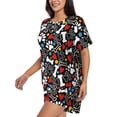 thumbnail image 2 of Xecao Cute Puppy Footprints print Swimsuit for women, Summer-ready, sporty style.Quick-dry fabric. Many sizes & colors., 2 of 9