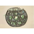 thumbnail image 3 of Sekka, Kamisaka 18x13 Black Modern Framed Museum Art Print Titled - Basket from Momoyogusa, 3 of 5