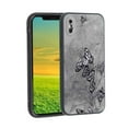 thumbnail image 1 of Compatible with iPhone XS Phone Case, Butterfly-Line-Art-72 Case Silicone Protective for Teen Girl Boy Case for iPhone XS, 1 of 1