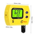 thumbnail image 3 of Portable 2-in-1 PH & Temperature Water Quality Analyzer with 4-Digit LCD Backlit Display, 0.00-14.00PH/0-55°C Measurement Range, ±0.1PH Accuracy, 110V US Plug Adapter, ABS Material, for Aquarium,, 3 of 6