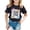 00-Black#826, variant on Kiijoy Girls Back To School T Shirt Cute Graphic Short Sleeve T-Shirt, Black, Sizes 8-9