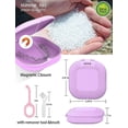 thumbnail image 4 of Retainer Case, Slim Aligner Case With Vent Holes, Invisalign Mouth Guard Case, Retainer Case With Removal Tool Brush, 4 of 5