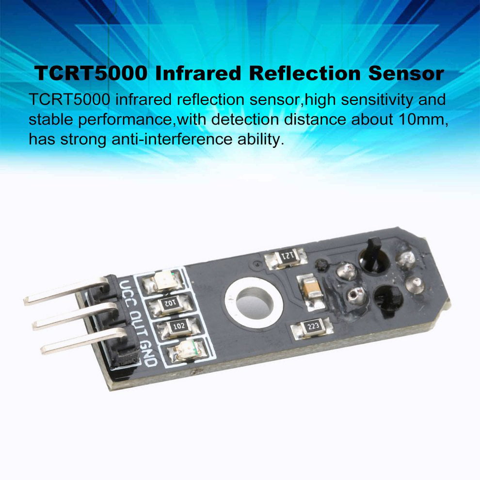 2PCS TCRT5000 IR Infrared Line Track Follower Sensor Obstacle Avoidance Module 