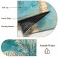 thumbnail image 6 of 3'x5' Area Rugs, Green Tree Coastal Beach Indoor Outdoor Area Rug for Living Room Bedroom, Vintage Tropical Plant Washable Bathroom Rugs Kitchen Floor Carpet Mats Home Decor Aesthetic, 6 of 8
