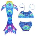thumbnail image 1 of Traje de baño de playa para niños y adultos Traje de baño dividido Traje de baño de bikini con tirantes Traje de baño de vacaciones en la playa, 1 of 6