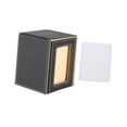 thumbnail image 3 of DYNWAVECA Card Deck Box Card Deck Storage Box, Transparent Window Album Card Holder Case Card Cards Case TCG Cards Protector Decks Case black khaki, 3 of 10