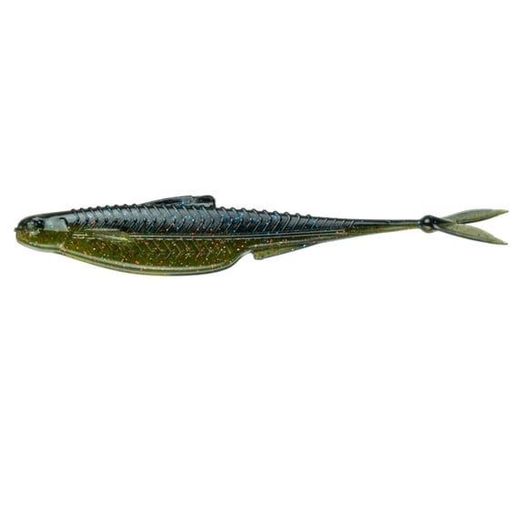 6th Sense – Flush 5.2" – Soft Jerkbait – Bass Fishing – Weedless Fins – Wide-Gap 5/0 Hook Fit - Made in The USA