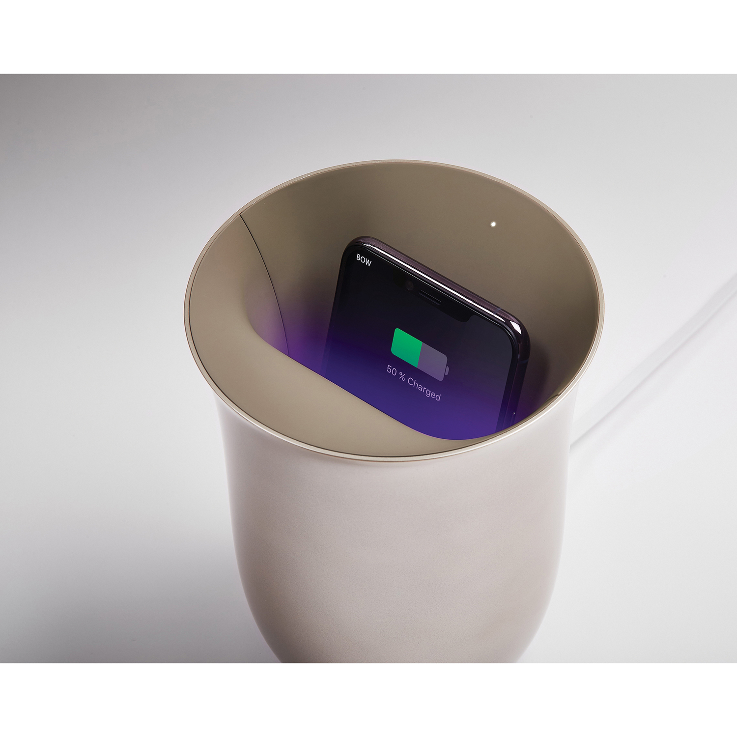 Lexon LH59G Oblio Sanitizing Wireless Charger for Qi-Enabled Smartphones  (Gold) - Walmart.com