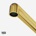 thumbnail image 5 of VIGO Jewel 11 in. H Single Handle Kitchen Bar Faucet in Matte Brushed Gold-VG02053MG, 5 of 13