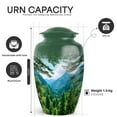 thumbnail image 5 of Yatskia Mountains with Green Forest Mini Funeral Keepsake Urns for Human Ashes Adult Brother and Sister, Large Memorial Urn for Ashes Adult Male, (Classic 10 Inch and 3 Inch), 5 of 8