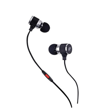 Heavy Bass 3.5mm Stereo Earbuds/ Headset/ Earphones for LG Q60, Q50, K40 (Silver) - w/ Mic + MND