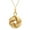 yellow gold, variant on 14K Tri Gold love knot pendant