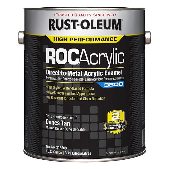 Rust-Oleum Acrylic Enamel Coating,Dunes Tan,1 gal. 315508