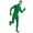 Green, variant on Full Body Stretch Suit Unisex Halloween Women Tights Stage Bodysuit with Hood Long Sleeve Hand Foot Integrated Skin Suit Stretch Unitard for Halloween Performance