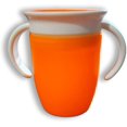 thumbnail image 1 of Vasos de aprendizaje para bebés, vaso a prueba de derrames con asas, vaso mágico 360, vaso a prueba de derrames, 6 meses en adelante, aprendizaje para bebés (naranja) Rojo Verde Cocina, Decoración y Otros, 1 of 4