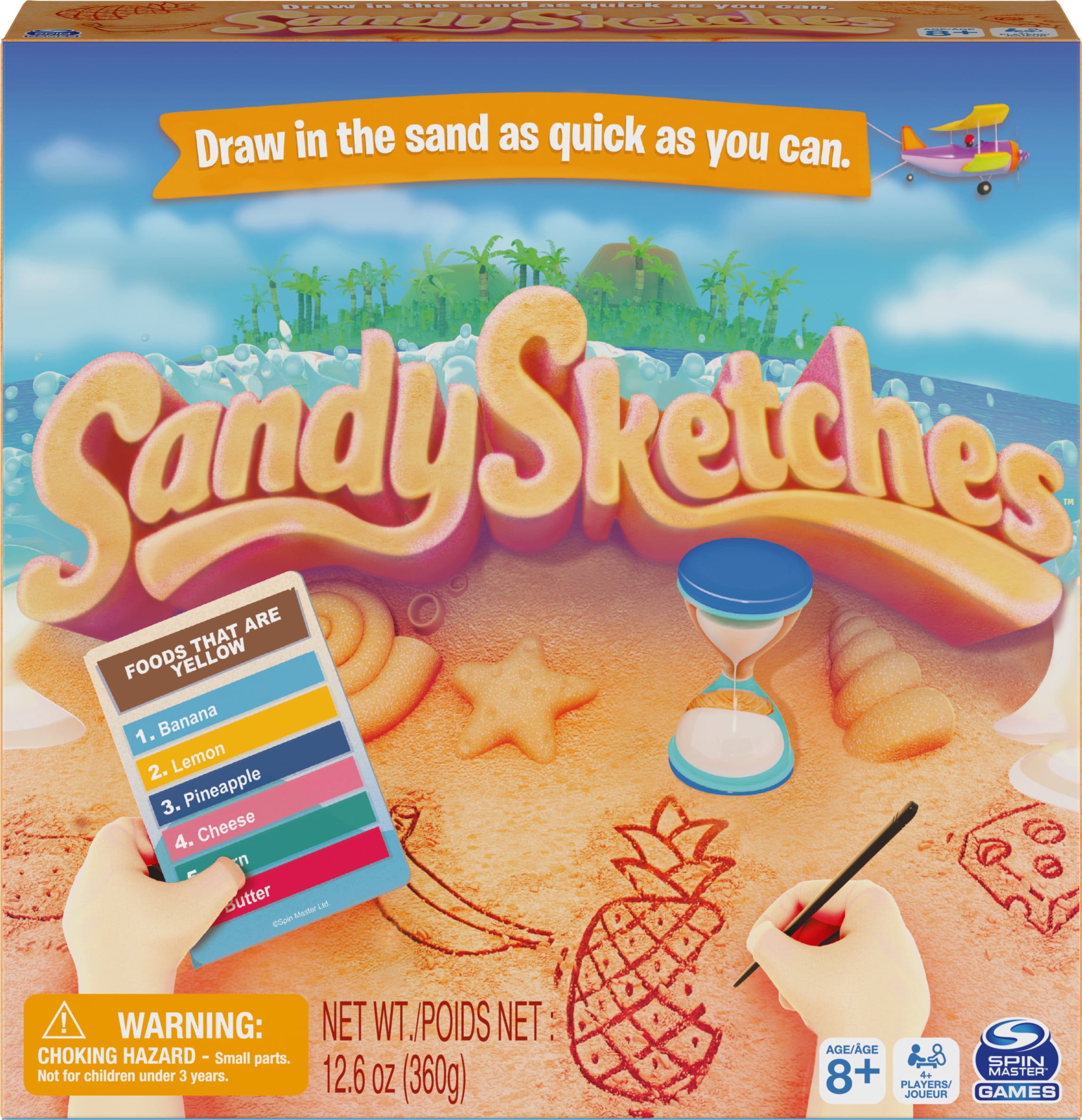 Sandy Drawing Guessing Board Game, Family Game for Ages 8 and - Walmart.com
