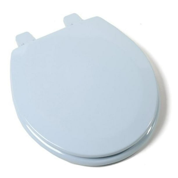 Deluxe Molded Wood Round Toilet Seat Closed Front With Cover Comfort Seats Walmart Com Walmart Com